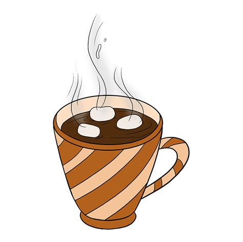 hot chocolate drawing